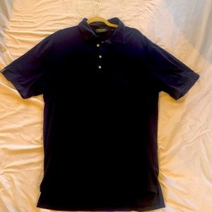 Polo Golf Ralph Lauren Navy 100% Cotton XL/TG Stretch Lisle Edition